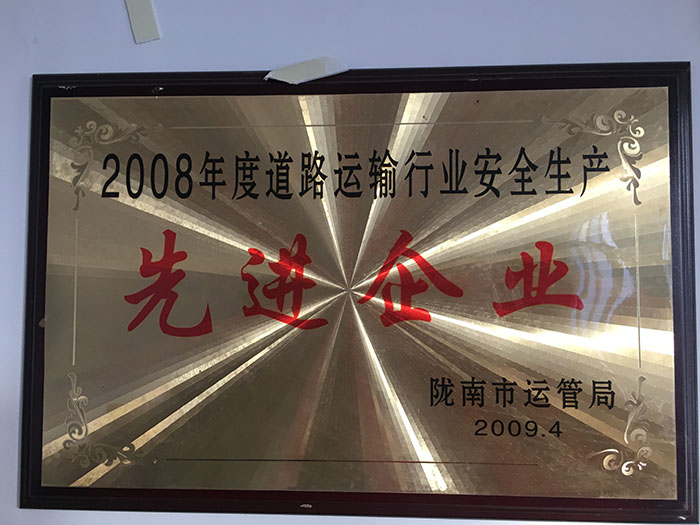 2008年度道路運輸行業(yè)安全生產(chǎn)